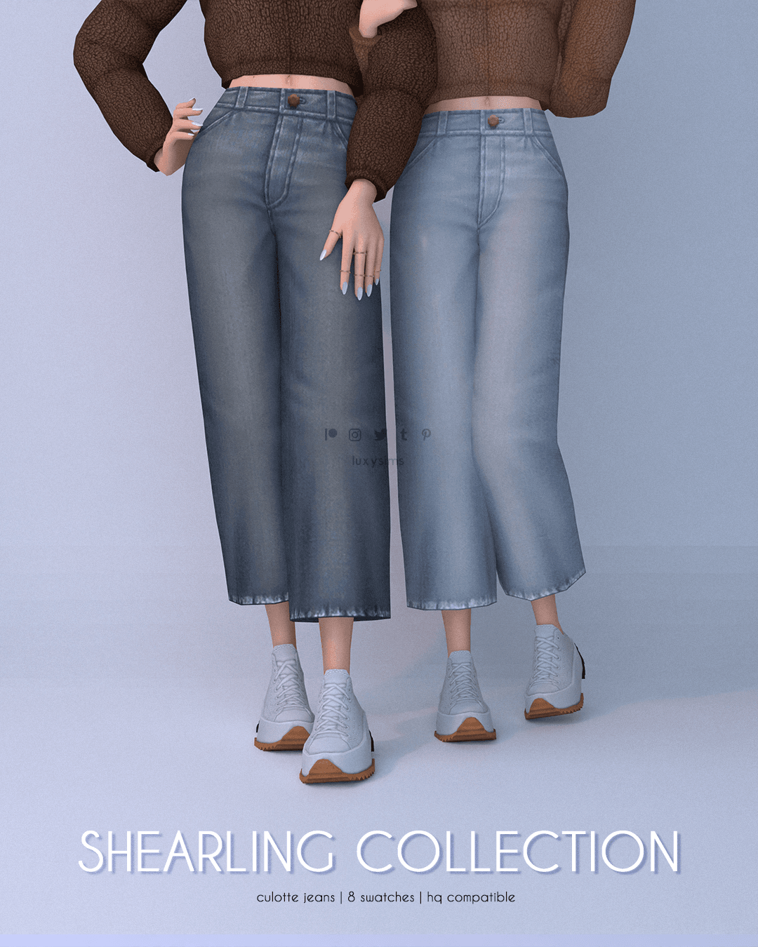 Галерея мода Сет зимней одежды Shearling Collection #1